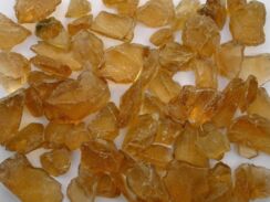 glass stones amber 20-40 mm