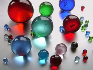 TRUSTCART Special Design Marbles 8mm Knicker Glass Balls Decorate Glass  Balls Decoration Toy Regular Round Marble