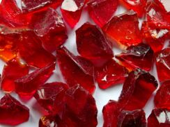 Glass rocks red, low priced shopping, directly from the importer, here