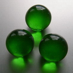 25 Murmeln aus Glas Grün 14mm Glasmurmel Glaskugel BolasGrün 